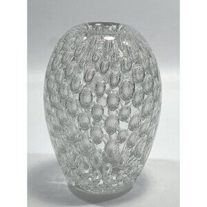 Vintage Floris Meydam Serica Vase with Large Trapped Airbubbles 1963 Netherlands